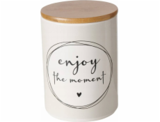 Boltze Keramická nádoba na potraviny Enjoy s vzduchotěsným bambusovým víkem