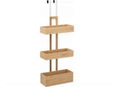 5five třípatrová závěsná koupelnová police k zavěšení na dveře sprchového koutu