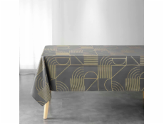 Douceur d`Interieur Interiérový design Obdélníkový ubrus s metalickým potiskem LINEOR, 150 x 240 cm