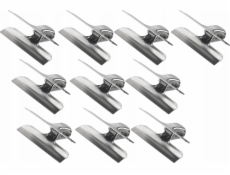 Maximex Sada kuchyňských klipů z nerezové oceli, 10 kusů.