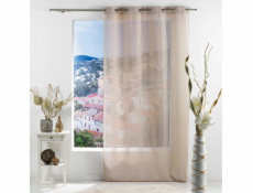 Douceur d`Interieur Interiérový design Hotová záclona SALINA, 140 x 240 cm, béžová