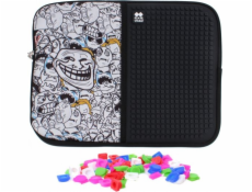 Pixie Crew Pouzdro na tablet s motivem trolla, černé a bílé