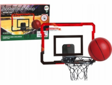 LeanToys Basketbalový koš pro děti, sada míčů na desku a desku