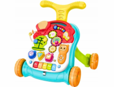 LeanToys Chodítko, odstrkovadlo, vzdělávací stůl 2v1, interaktivní světlo a zvuk