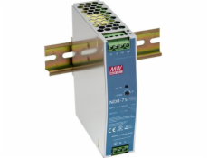 TRITON NAPÁJECÍ ZDROJ NA DIN LISTU MEAN WELL NDR-75-48 48V/75W/1,6A