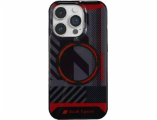 Audi Originální kryt pro IPHONE 14 PRO, tvrdý kryt Audi IML Sport MagSafe (AU-IMLMIP14P-RSQ/D2-BK) černý