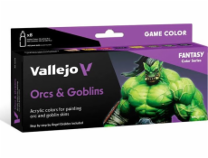 Vallejo Vallejo: 72.192 - Herní barva - Orkové a skřeti (8x18 ml)