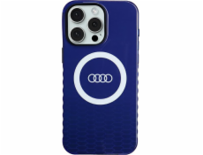 Audi Pouzdro Audi IML Big Logo MagSafe pro iPhone 15 Pro Max 6.7  modré/tmavomodré, pevné pouzdro AU-IMLMIP15PM-Q5/D2-BE
