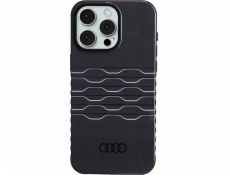 Audi Pouzdro IML MagSafe pro iPhone 15 Pro Max 6.7  černé/černé pevné pouzdro AU-IMLMIP15PM-A6/D3-BK