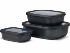 Mepal Sada 3 misek Cirqula obdélníková 500 1000 2000 Černá 106270041100