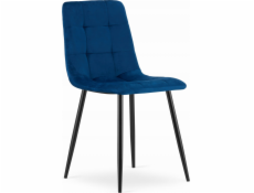 Leobert Židle KARA - tmavě modrý samet x 1