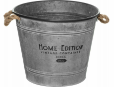 Atmosphera Zinkový kryt, vintage kbelík, O 38 cm