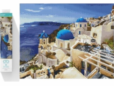 DIAMOND DOTZ Diamantová výšivka Diamond Dotz Diamantová mozaika Santorini 60x50cm DQ12004