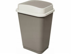 5five Odpadkový koš s výklopným víkem PLAST, 50 l