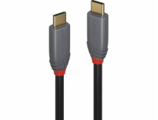 Lindy USB kabel LINDY USB 3.2 kabel Type-C/C 5A PD Anthra Line M/M 2m