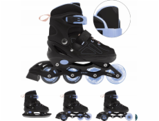Spokey Rollerblades Nastavitelné dětské kolečkové brusle 4v1 Spokey QUATTRO