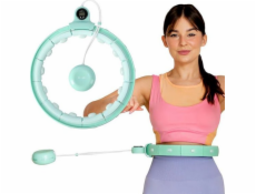 One Fitness Hula hoop s počítadlem závaží fh02 zelená