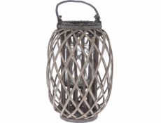 Home Styling Collection Kolekce bytového stylingu Proutěný lucerna, O 27,5 x 41 cm, šedá