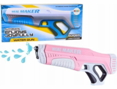 LeanToys Automatická vodní pistole růžová 350 ml
