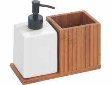 Wenko Dávkovač tekutin s bambusovým organizérem MERA