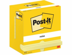 Post-it Post-It 654-CY, Čtvercový, Žlutý, Papír, PEFC, 76 mm, 76 mm