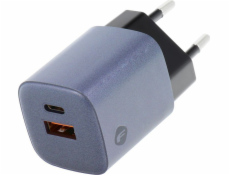 ForCell Nabíječka FORCELL F-ENERGY GaN VT-31 síťová nabíječka typu C + USB A PD QC4.0 3A 33W šedá