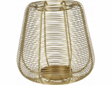 Home Styling Collection Kolekce bytového stylingu Zlatá svíčková lucerna, kovová, O 21 cm