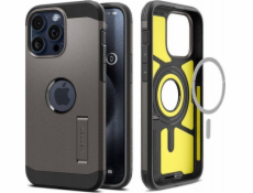 Spigen Tough Armor MAG Pouzdro MagSafe pro iPhone 16 Pro Max, stříbrná, ACS08012 Spigen Tough Armor MAG Pouzdro MagSafe pro iPhone 16 Pro Max, stříbrná, ACS08012