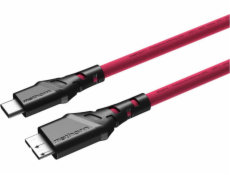Ednet USB kabel Mathorn MTC-230M Photo kabel 2m 10Gbps USB C - MicroB purpurový