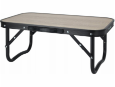 ProGarden Skládací kempingový stůl černý, 56 x 34 x 24 cm