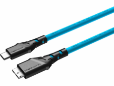 Ednet USB kabel Mathorn MTC-230 Photo kabel 2m 10Gbps USB C - MicroB ArcticBlue