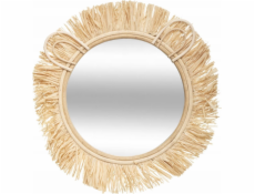 Atmosphera Dětské zrcadlo LEV, O 38 cm, s rafiovým rámem