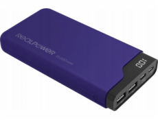 Realpower Powerbanka Powerbank PB-15000C tmavě modrá 15 000 mAh