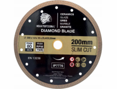 INDIAN PROFESSIONAL INDICKÝ PROFESIONÁLNÍ DIAMANTOVÝ KOTOUČ 200 mm, TENKÝ ŘEZ INDICKÝ PROFESIONÁL