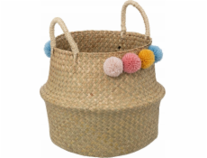 Atmosphera Košík na hračky s uchy BULBA, bambulky, O 33 cm