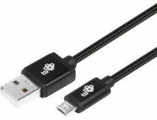 TB Kabel USB-Micro USB 1,5 m. černá šňůra