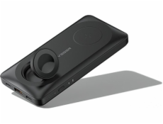 Veger Powerbanka Powerbanka VEGER 10 000 mAh s indukčním nabíjením kompatibilní s MagSafe PD QC3.0 3A 22,5W MagMulti (W1156) černá