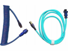 Cortek USB kabel CORTEK AVIATOR USB KABEL TYRKYSOVO-MODRÝ