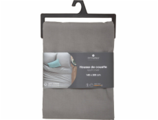 Atmosphera Povlak na peřinu 140 x 200 cm, bavlna, šedá