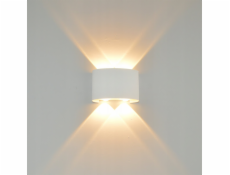 Italux Nástěnné svítidlo Ortelo OWL-6650-2-WH-3K, zahradní nástěnné svítidlo, IP54, 4x4W LED, 3000K, bílá
