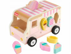 Mattel Fisher-Price Dřevěný třídič zmrzliny tvarem, hra s dovednostmi Mattel Fisher-Price Dřevěný třídič zmrzliny tvarem, hra s dovednostmi