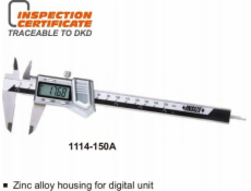 Velikost CALIPER 150 DIGITS 6 SQ/ROLL/ ZINK POUZDRO/CERT.