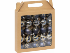 Atmosphera Sada třpytivých ozdob průměr 6 cm Atmosphera Sada třpytivých ozdob průměr 6 cm