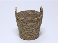 Giftdecor Pletené košíky ESPARTO s uchy, 3 kusy