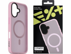NEXT ONE Kryt NEXT ONE Mist Shield MagSafe pro iPhone 16 růžový
