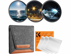 Kf Sada filtrů 3v1 Filtr Star Filtry Star Star X4 X6 X8 K&f 58mm / Skutečný kód: 2130v1