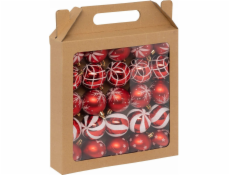 Atmosphera Sada třpytivých ozdob průměr 6 cm