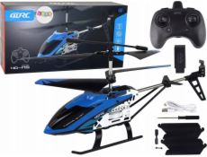 LeanToys hliníkový RC vrtulník 2.4G modrý, 15 minut letu