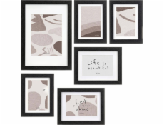 Giftdecor Fotorámečky na nástěnnou malbu, 7 rámečků různých velikostí