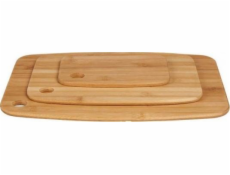 Bigbuy Home bambusové prkénko na krájení 36,5 x 27 cm 3 ks.